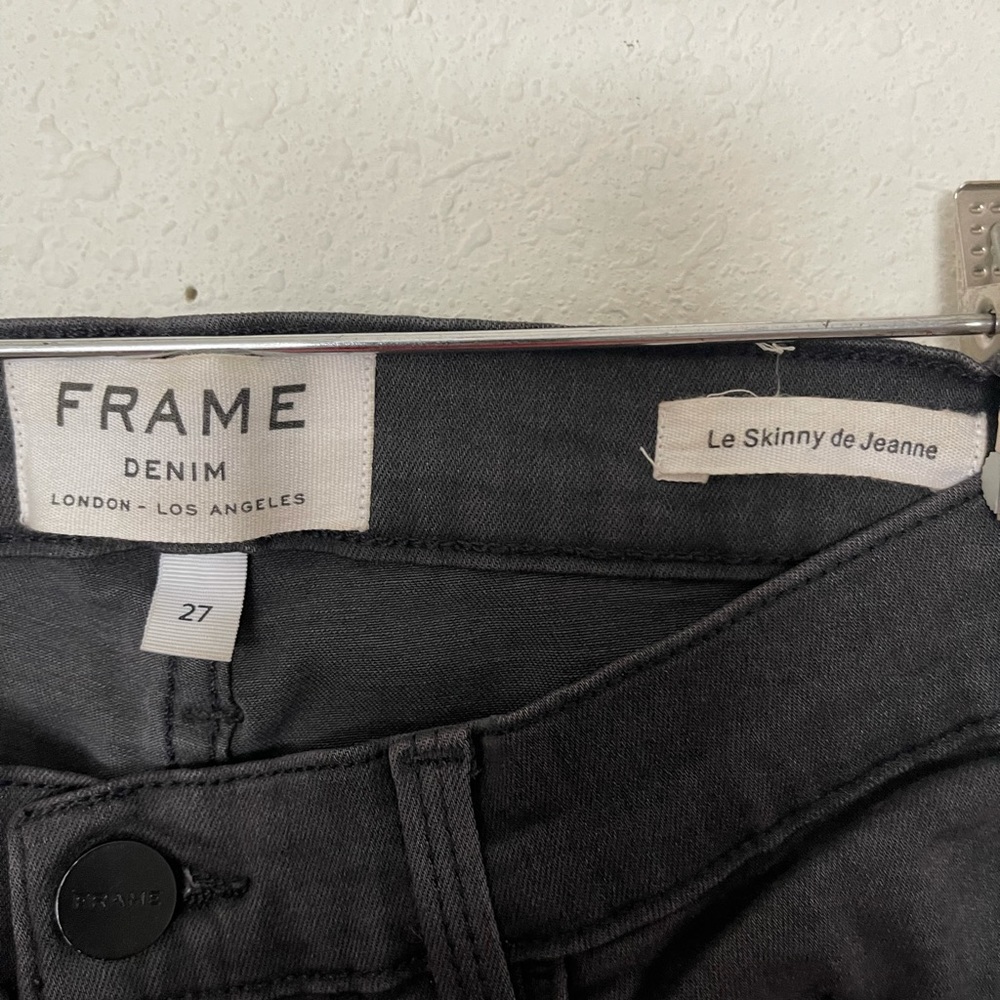 Frame Le Skinny de Jeanne Jeans 27 Greys Inn - Picture 3 of 4